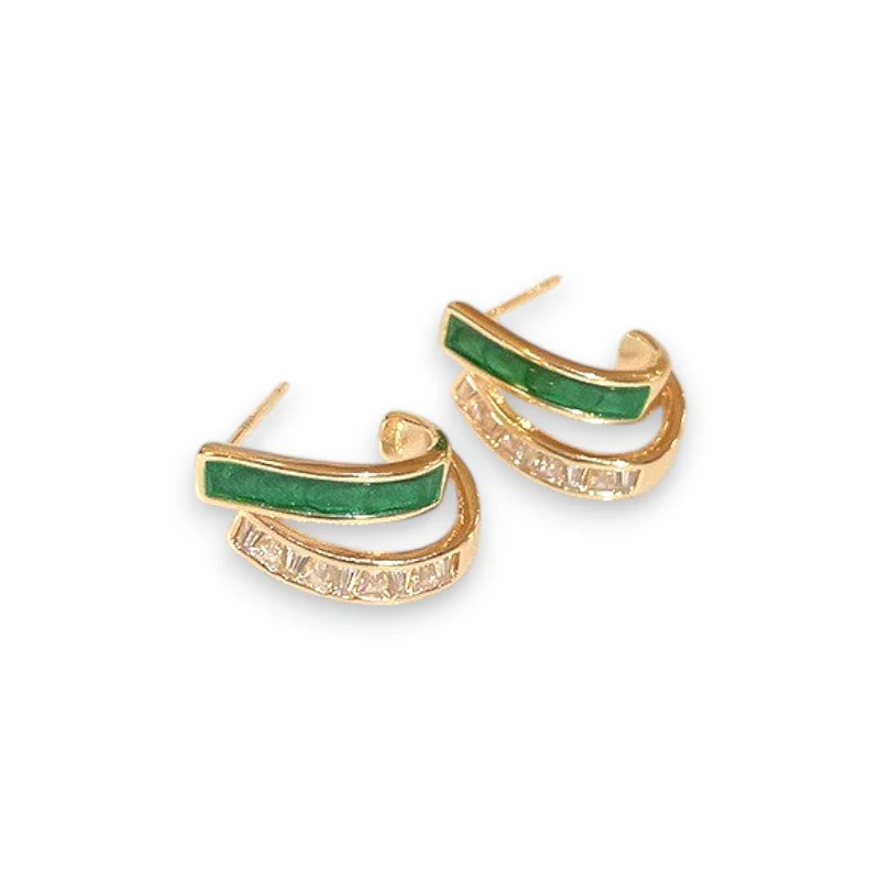 Chloé Feuillage Earrings | Gold 14k