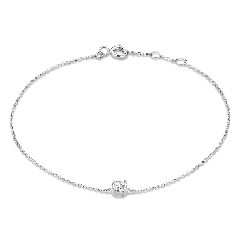 Cléa Moissanite Stone Bracelet | Gold 14k - Image 2