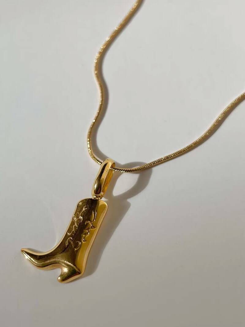 Cowboy Boot Charm Necklace - Image 8