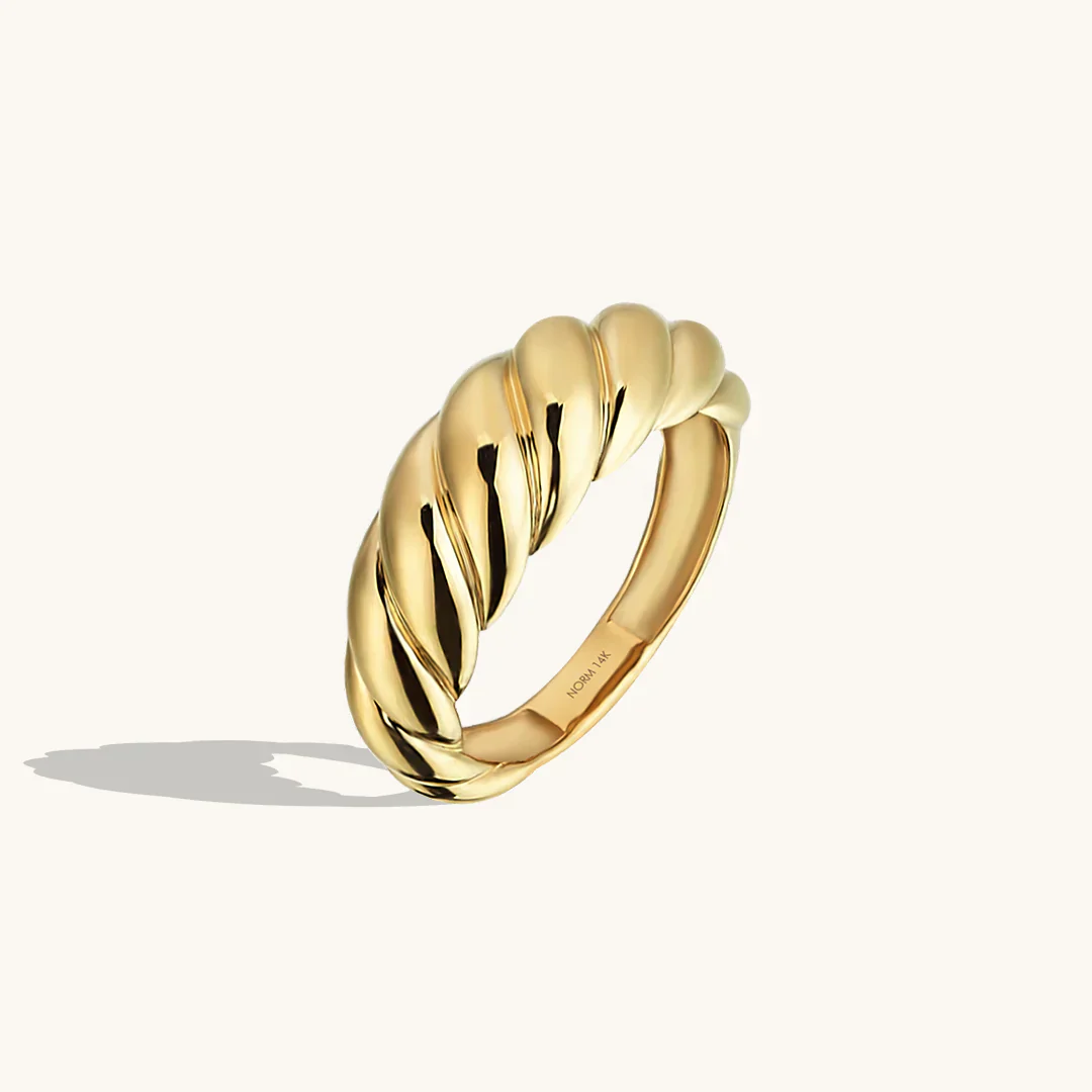 Croissant Ring | White Gold 14k - Image 2