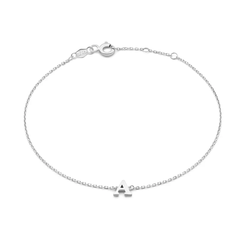 Dainty Letter Initial Bracelet