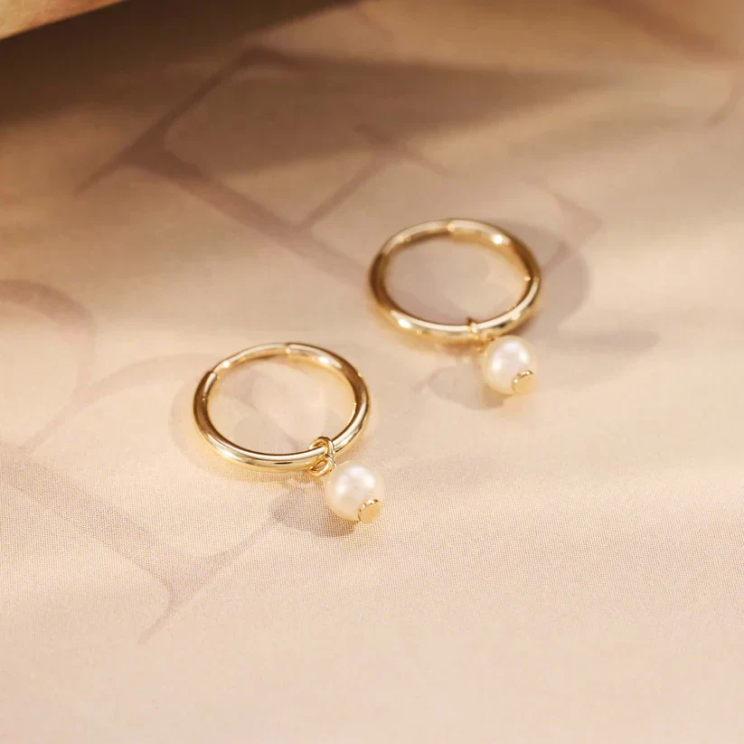 Delia Crest Earrings | Gold 14k - Image 3