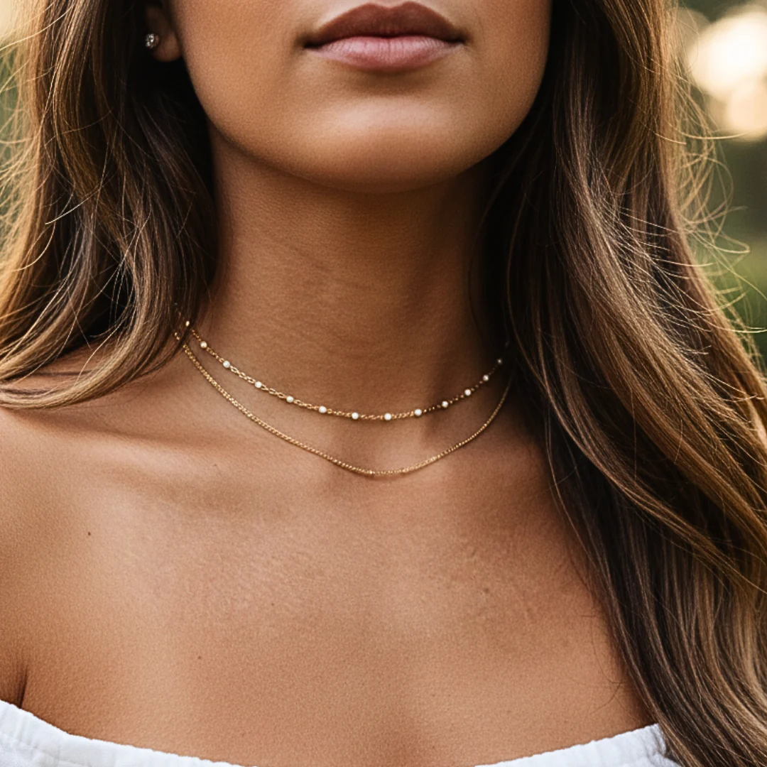 "Desire" Double Layered Choker - Image 2
