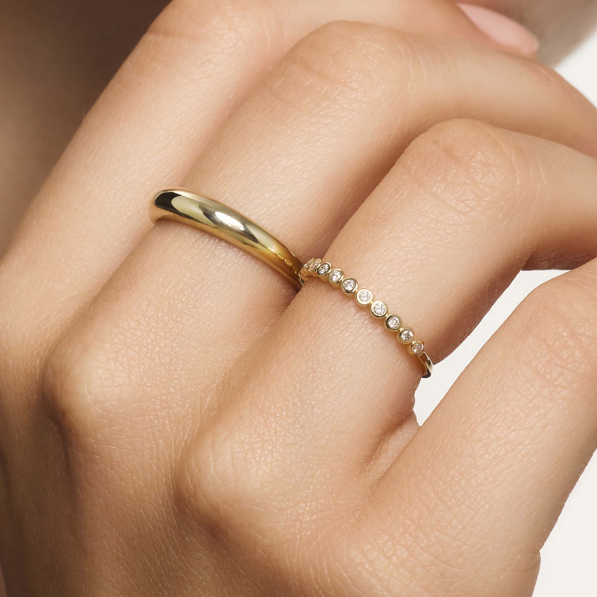 Diamond Bubble Ring | Gold 14k - Image 2