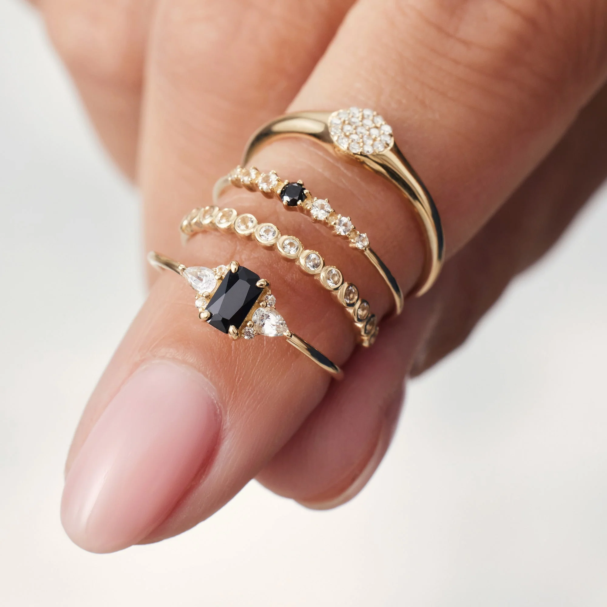 Diamond Bubble Ring | Gold 14k - Image 4