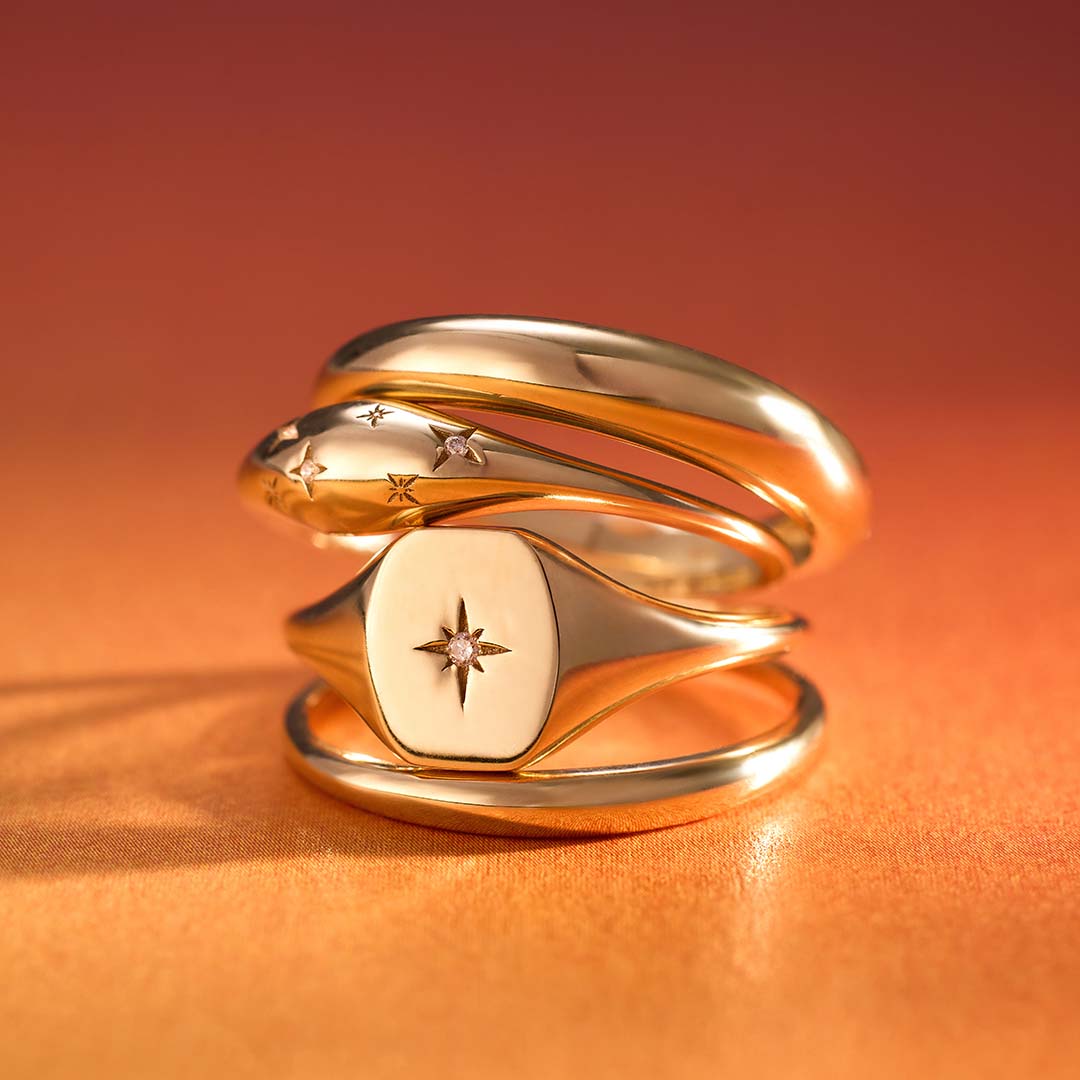 Diamond Dome Ring | Gold 14k - Image 4