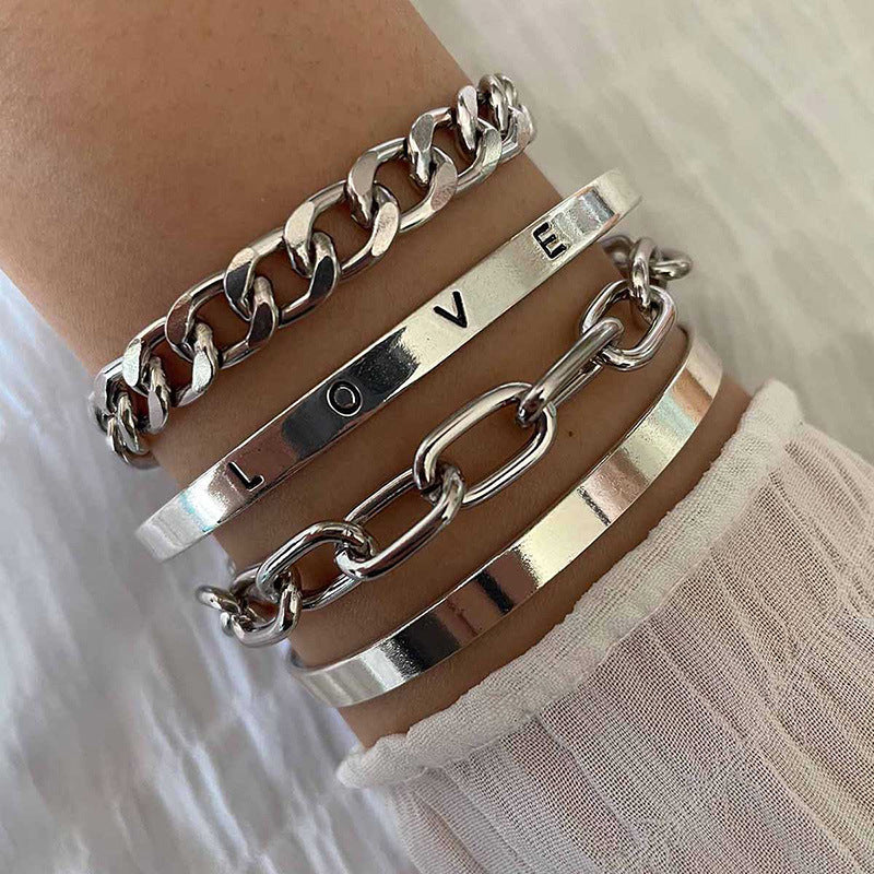 Elan Mercer Bracelet Set | White Gold 18k - Image 2