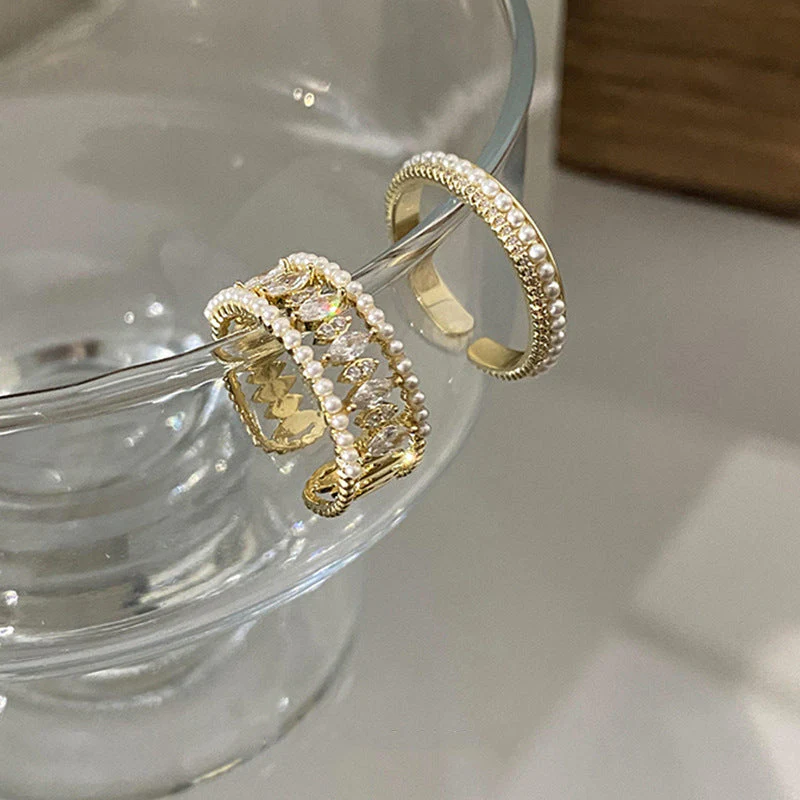 Elodie Vance Ring Set | Gold 16k - Image 2