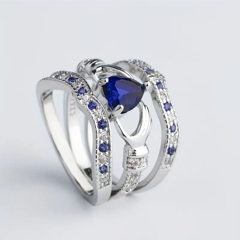 Eternal Lux Azura Ring Set | White Gold 18k - Image 2