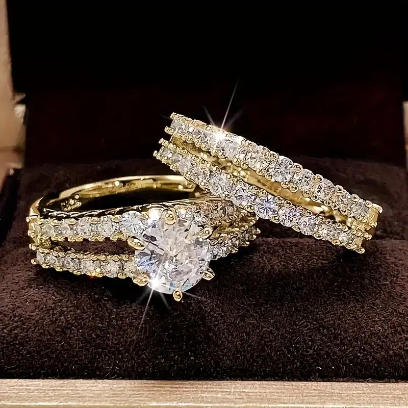 Eternal Radiance Ring Set | Gold 18k - Image 2