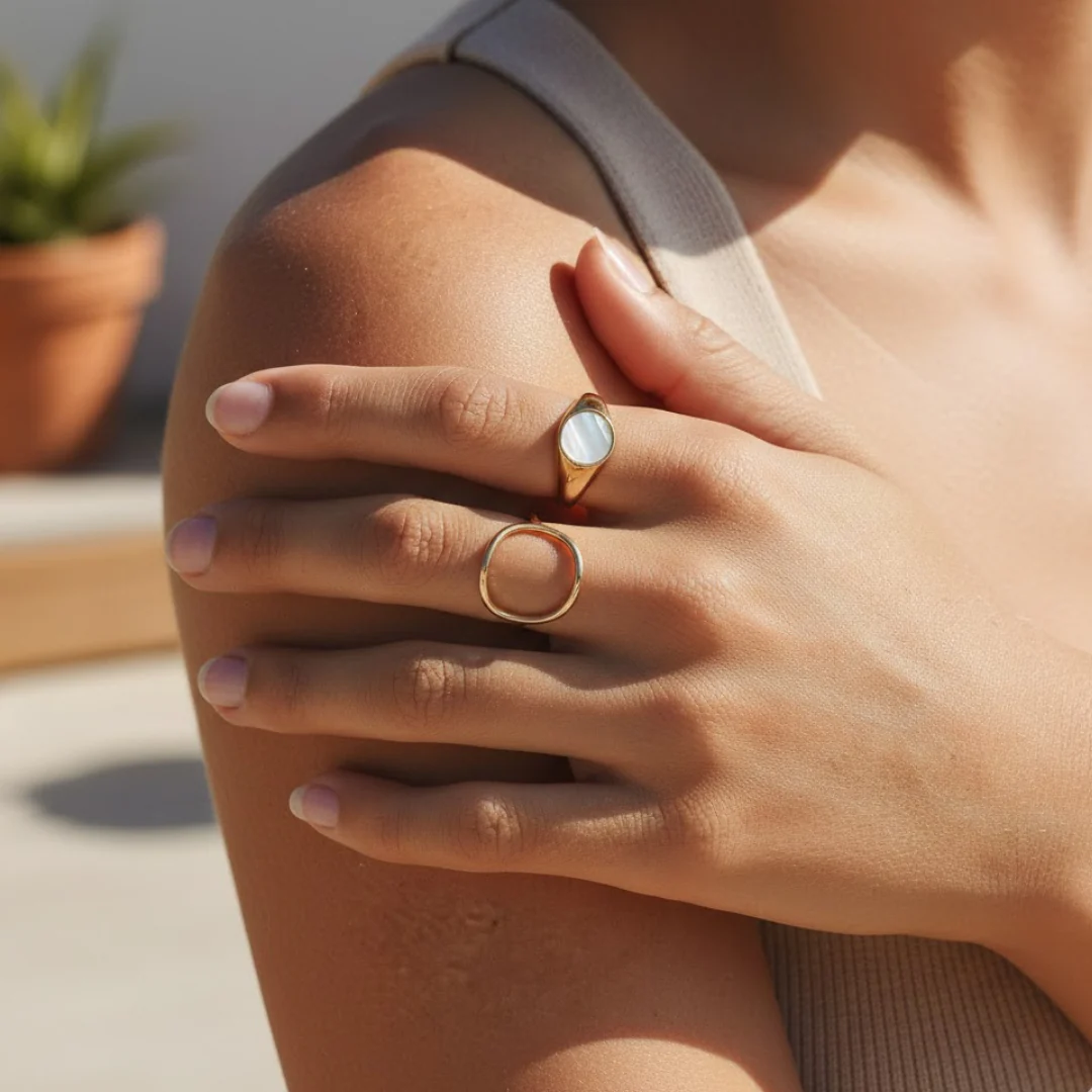 "Explorer" Unique Oval Ring - Image 9