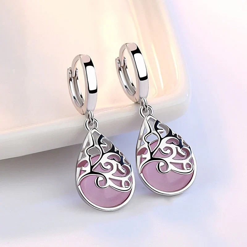 Exquisite Tree of Life Earrings | White Gold 18k - Image 2