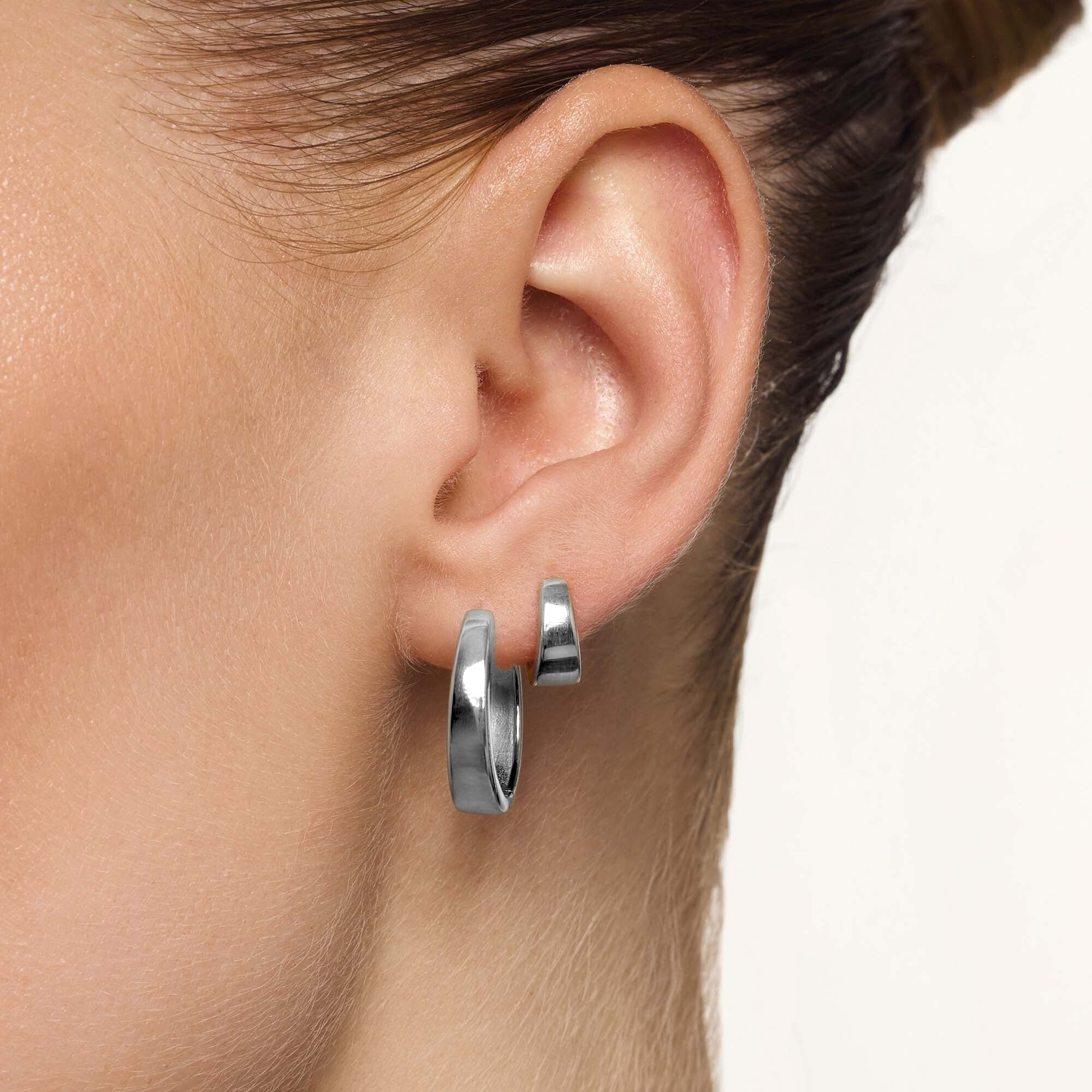 Gia Hoops | White Gold 18k - Image 3