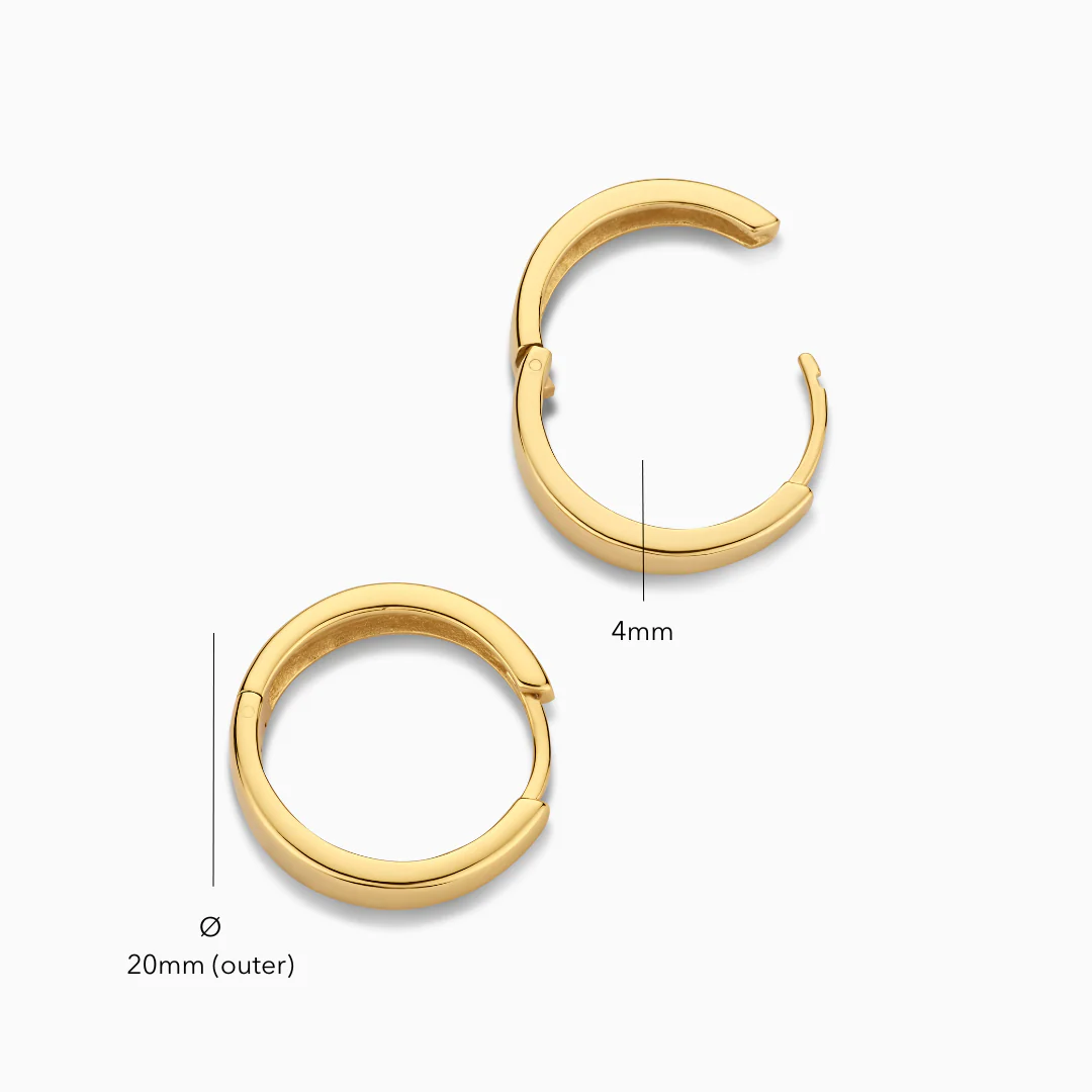 Gia Hoops | White Gold 18k - Image 5