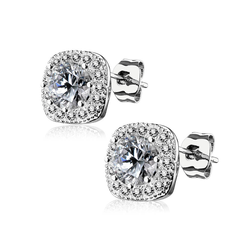 Glennis Earrings | White gold 18k