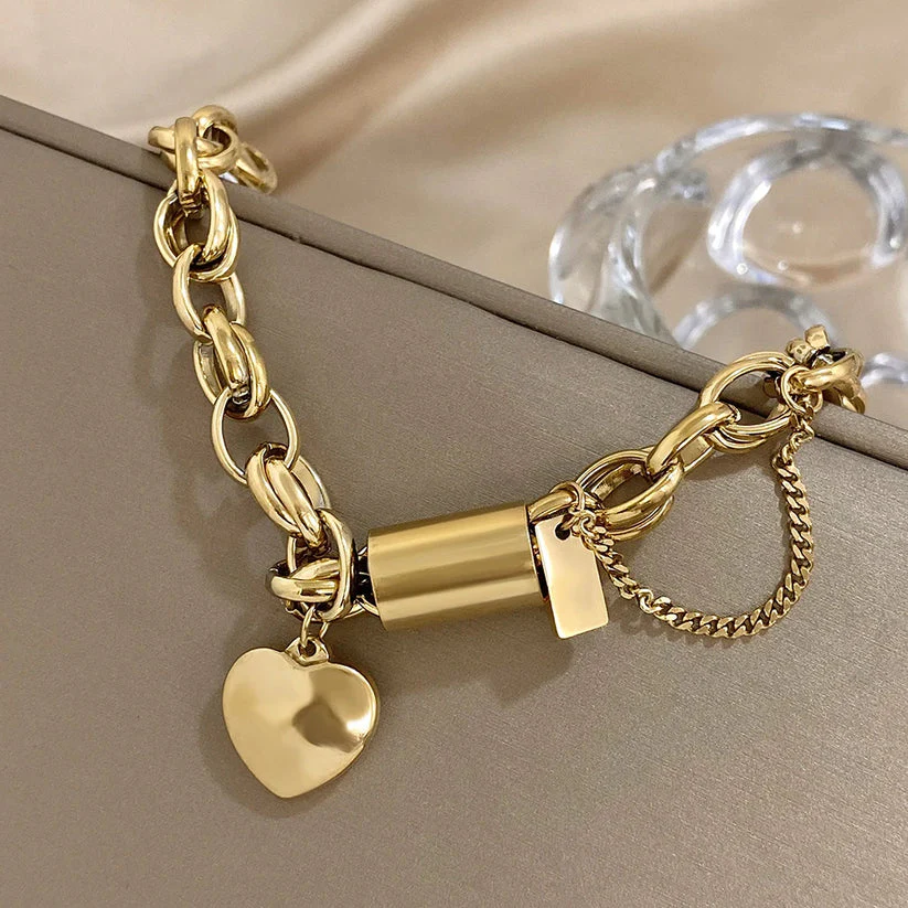 Heartened Chunky Bracelet | Gold 18k - Image 6