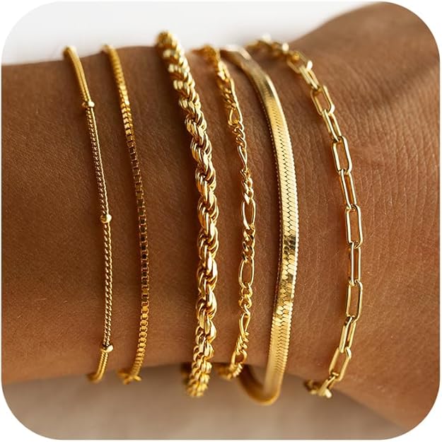 Isabella Vernetta bracelet set | Gold 16k - Image 2