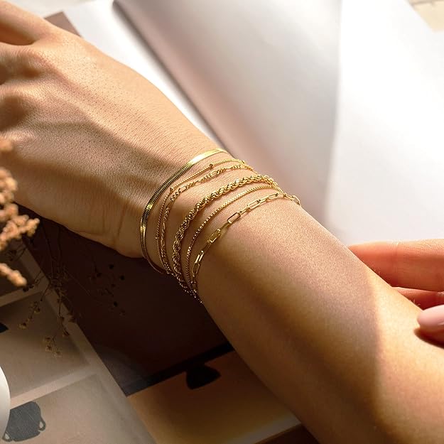 Isabella Vernetta bracelet set | Gold 16k - Image 3