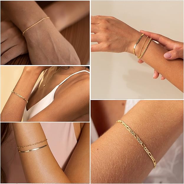 Isabella Vernetta bracelet set | White Gold 16k - Image 6