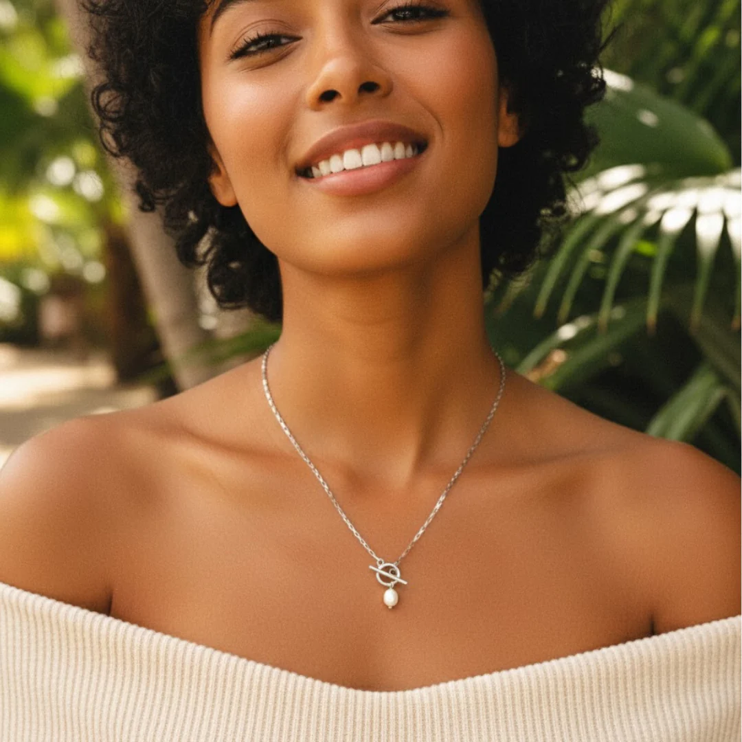 Island Pearl Necklace - Image 4