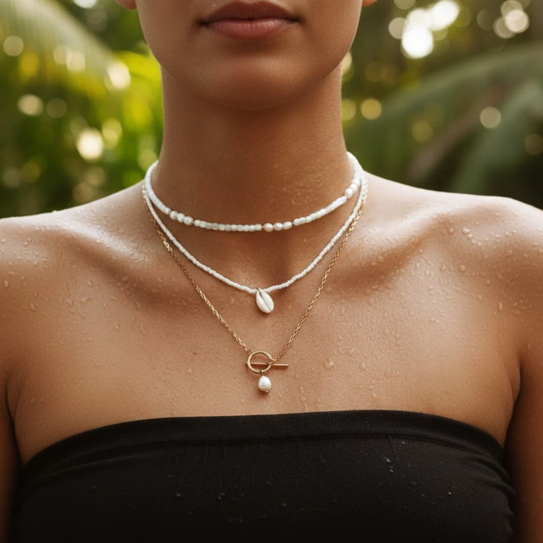Island Pearl Necklace - Image 8