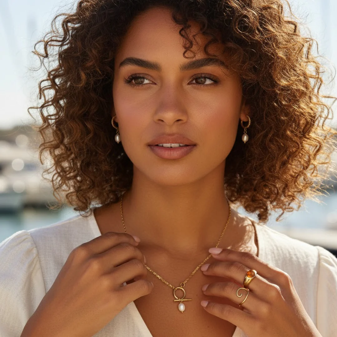 Island Pearl Necklace - Image 9