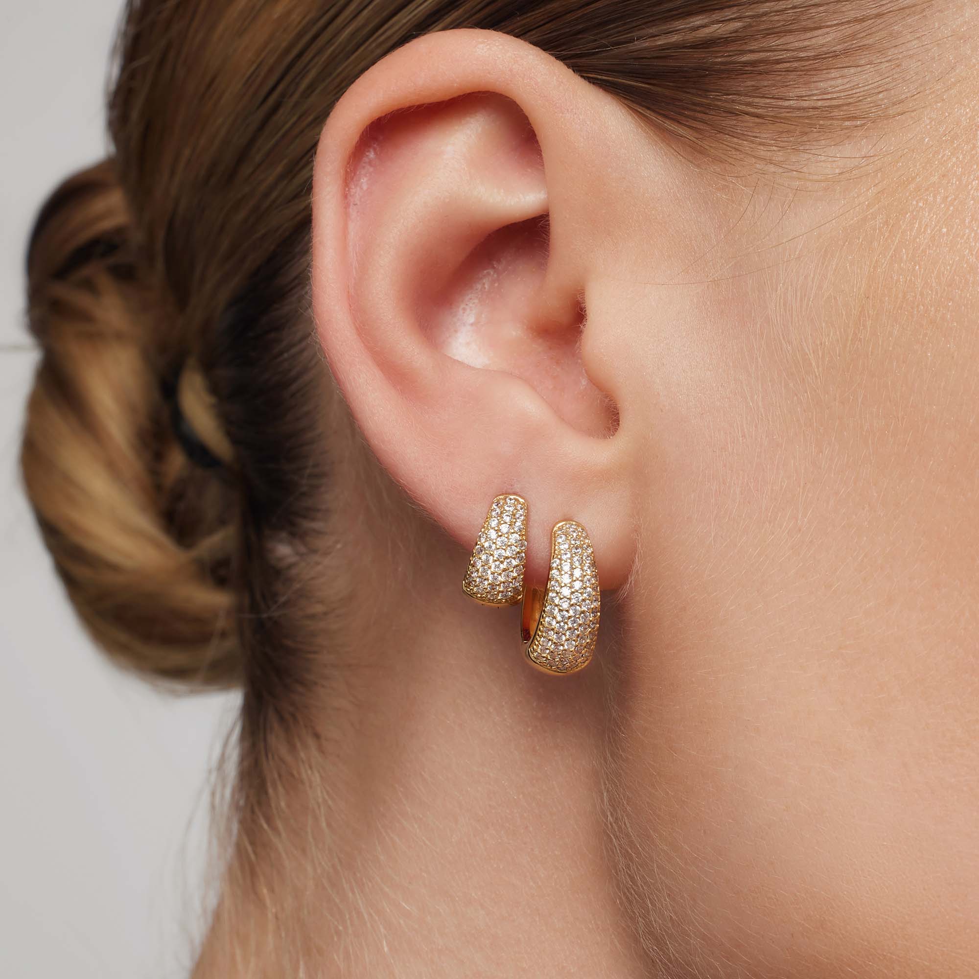 Jules Mini Hoops | Gold 16k - Image 2