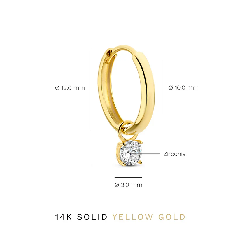 Larmes de Lune Stone Earrings Set | Gold 14k - Image 6