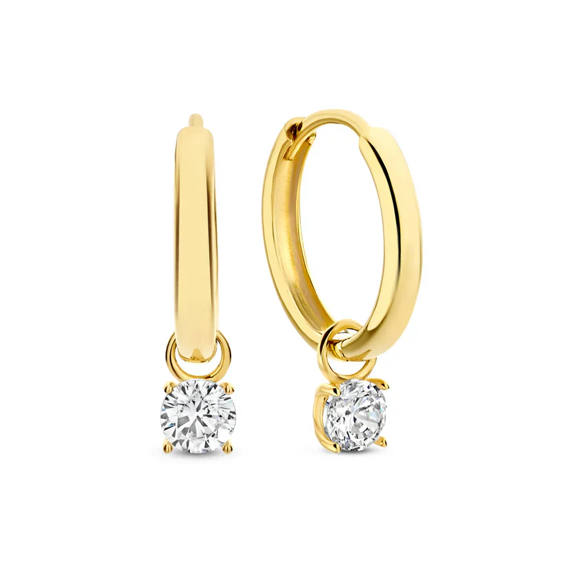Larmes de Lune Stone Earrings Set | White Gold 14k - Image 5