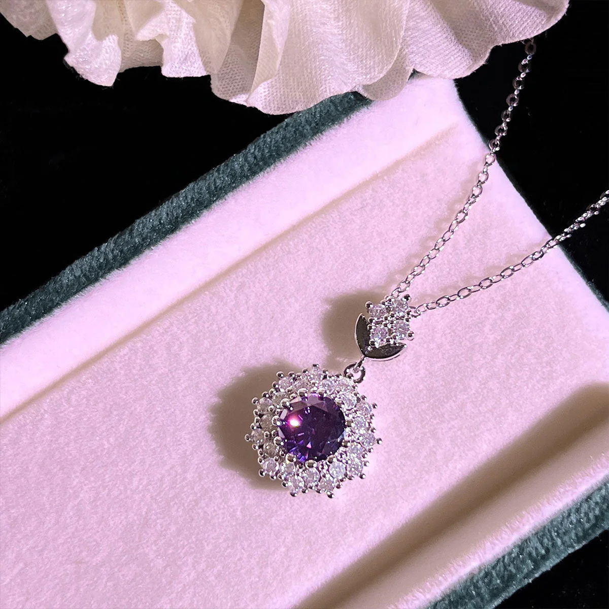 Livia Amethglace Set | White Gold 16k - Image 2