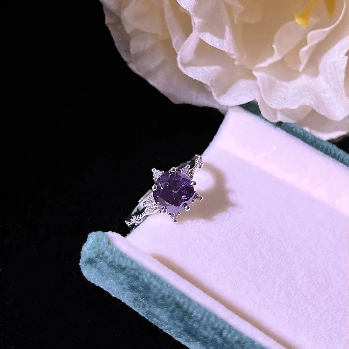 Livia Amethglace Set | White Gold 16k - Image 4
