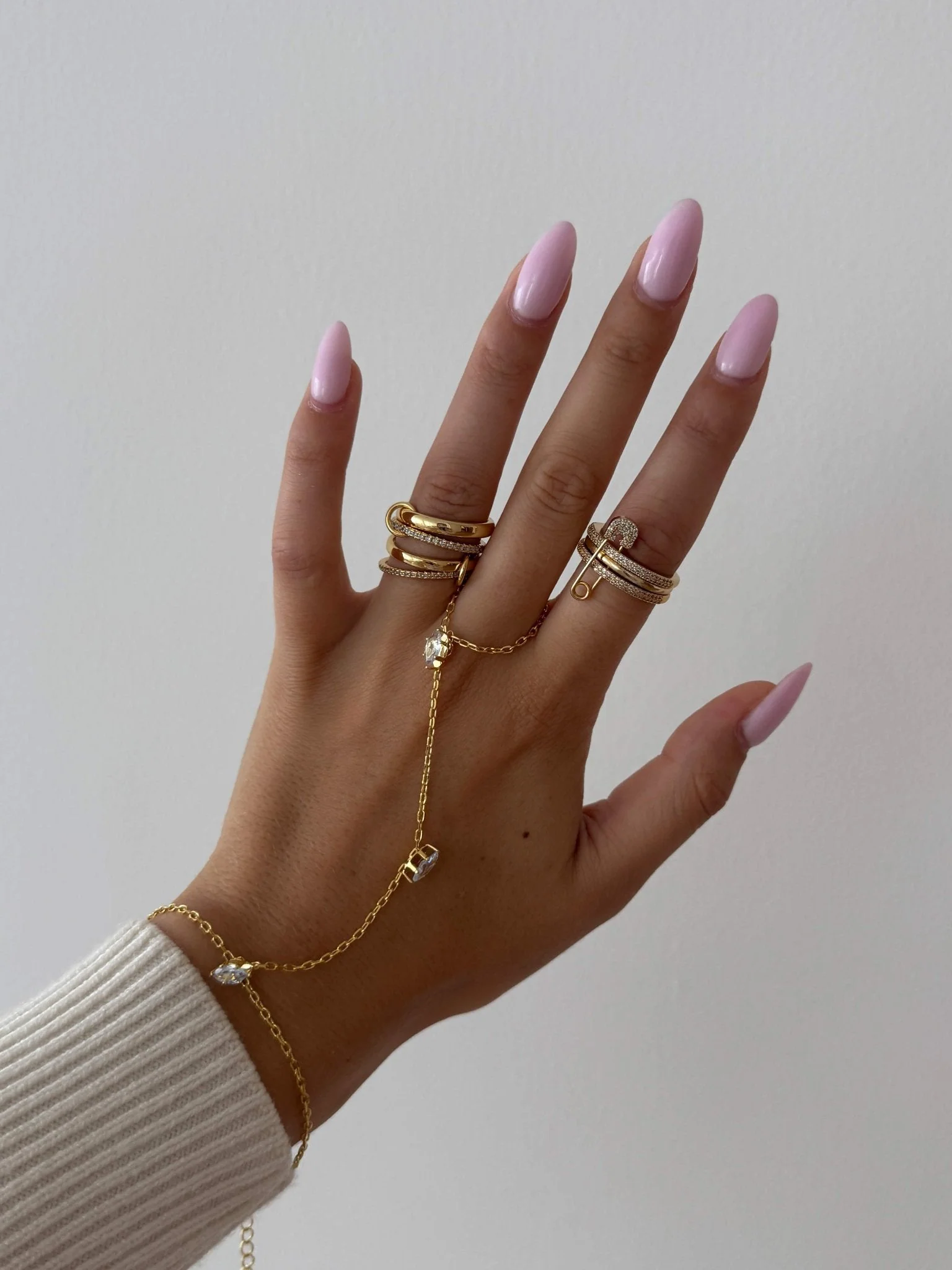 Marquise Zirconia Chain Bracelet - Image 3