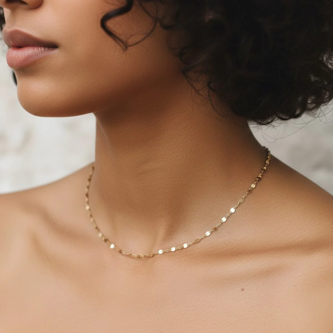 Minimalist Everyday Choker Necklace - Image 3