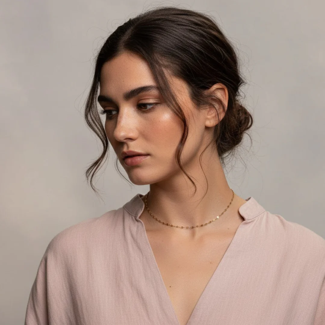 Minimalist Everyday Choker Necklace - Image 6