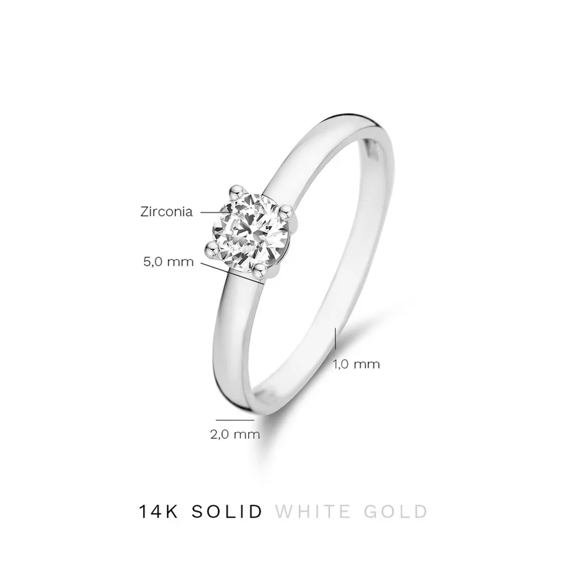 Mira Castelle Ring | White Gold 14k - Image 7