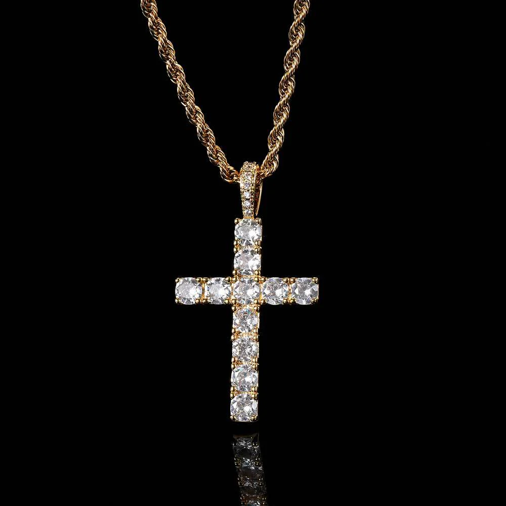 Moissanite cross necklace | Gold 18k - Image 3