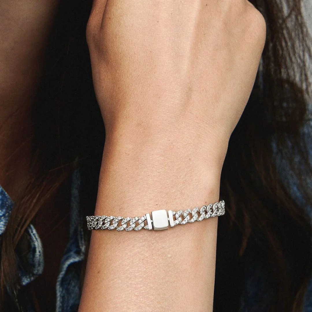 Moissanite Cuban Bracelet | Gold 18k - Image 7