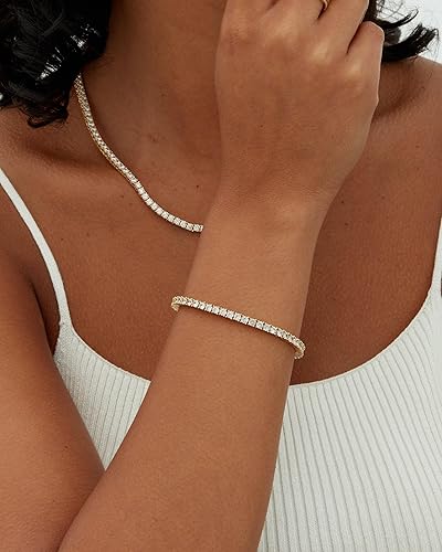Moissanite Tennis bracelet | Gold 18k - Image 2