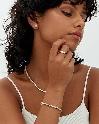 Moissanite Tennis bracelet | Gold 18k - Image 3