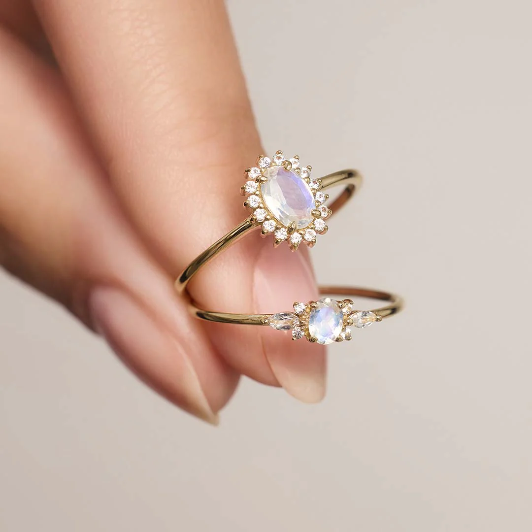 Moonstone Muse Ring | Gold 14k - Image 4