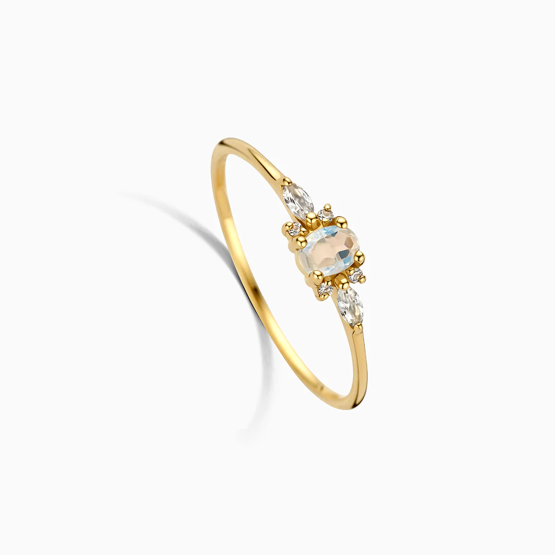 Moonstone Muse Ring | Gold 14k - Image 7