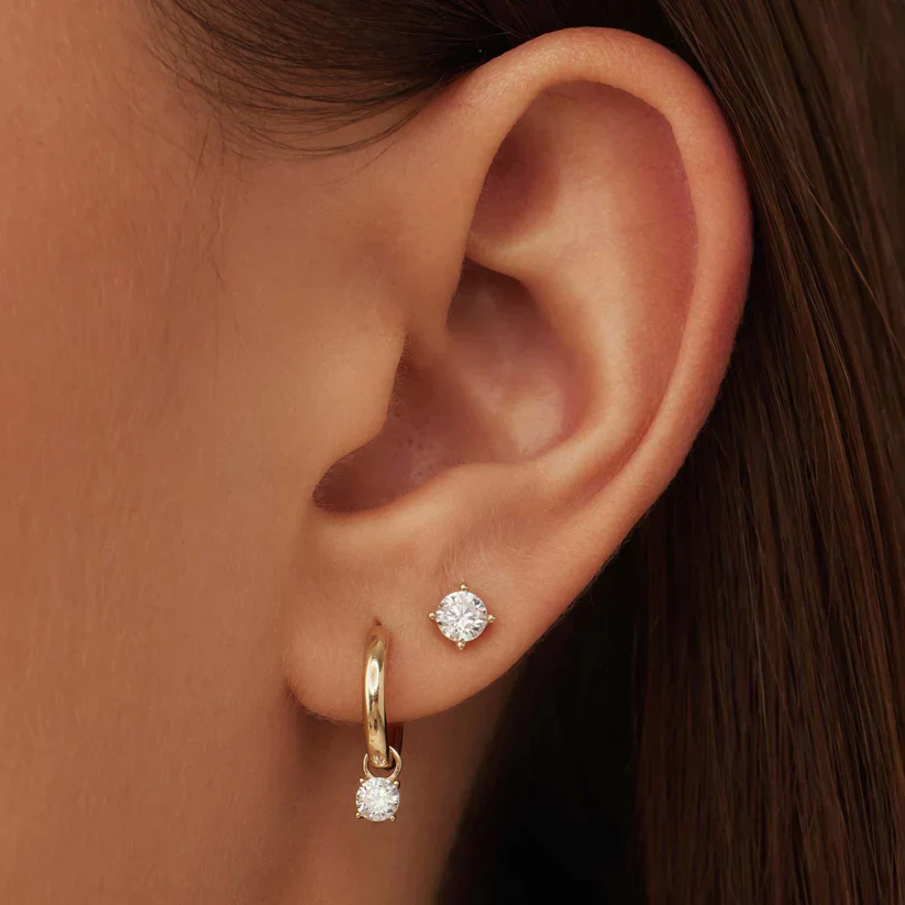 Ocean Pure Stud Earrings - Image 3