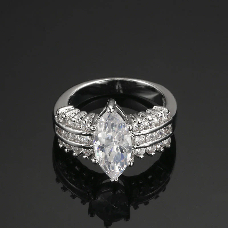 Odette Mercer Ring | White Gold 16k - Image 3