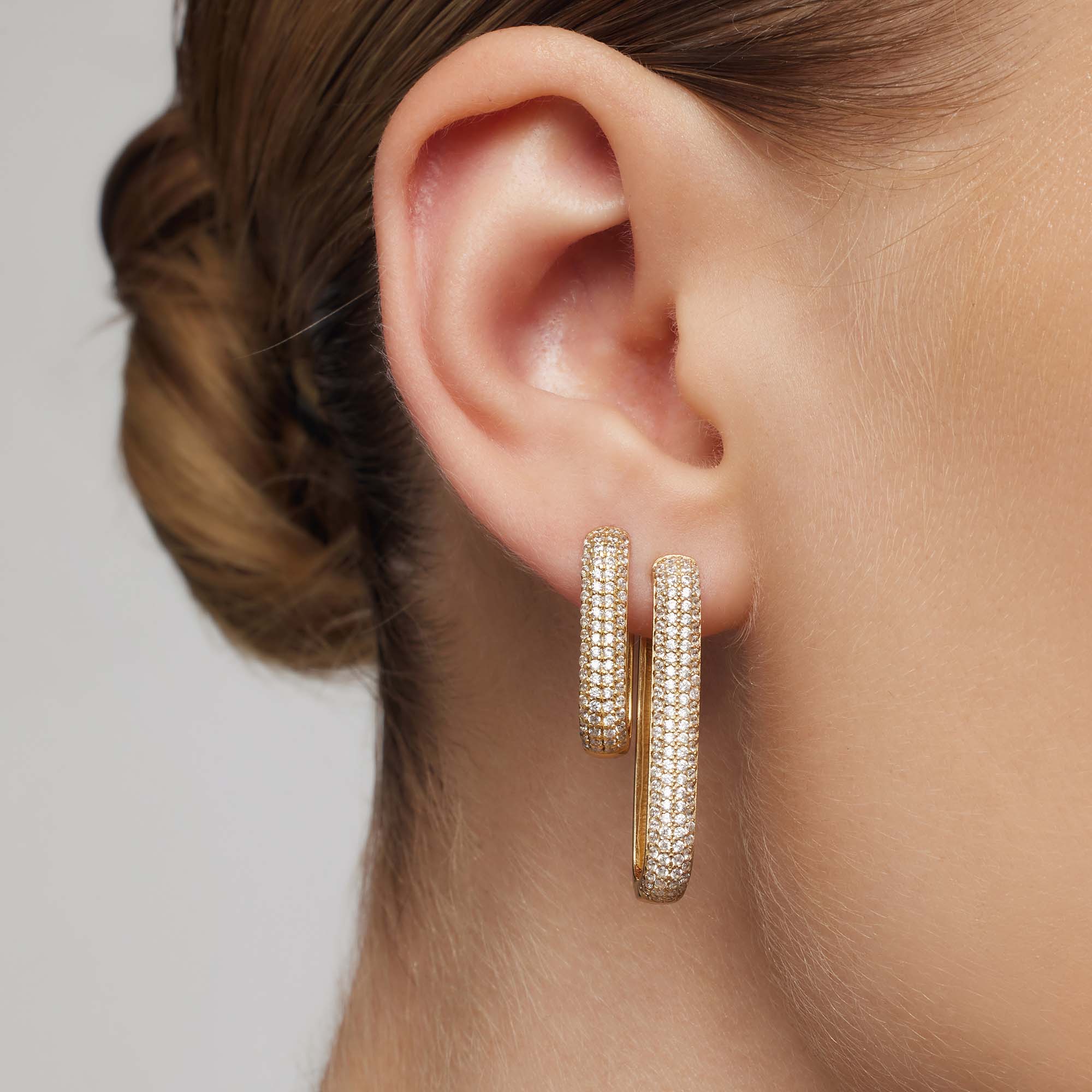 Pavé Waterfront Iconic Earrings - Image 2