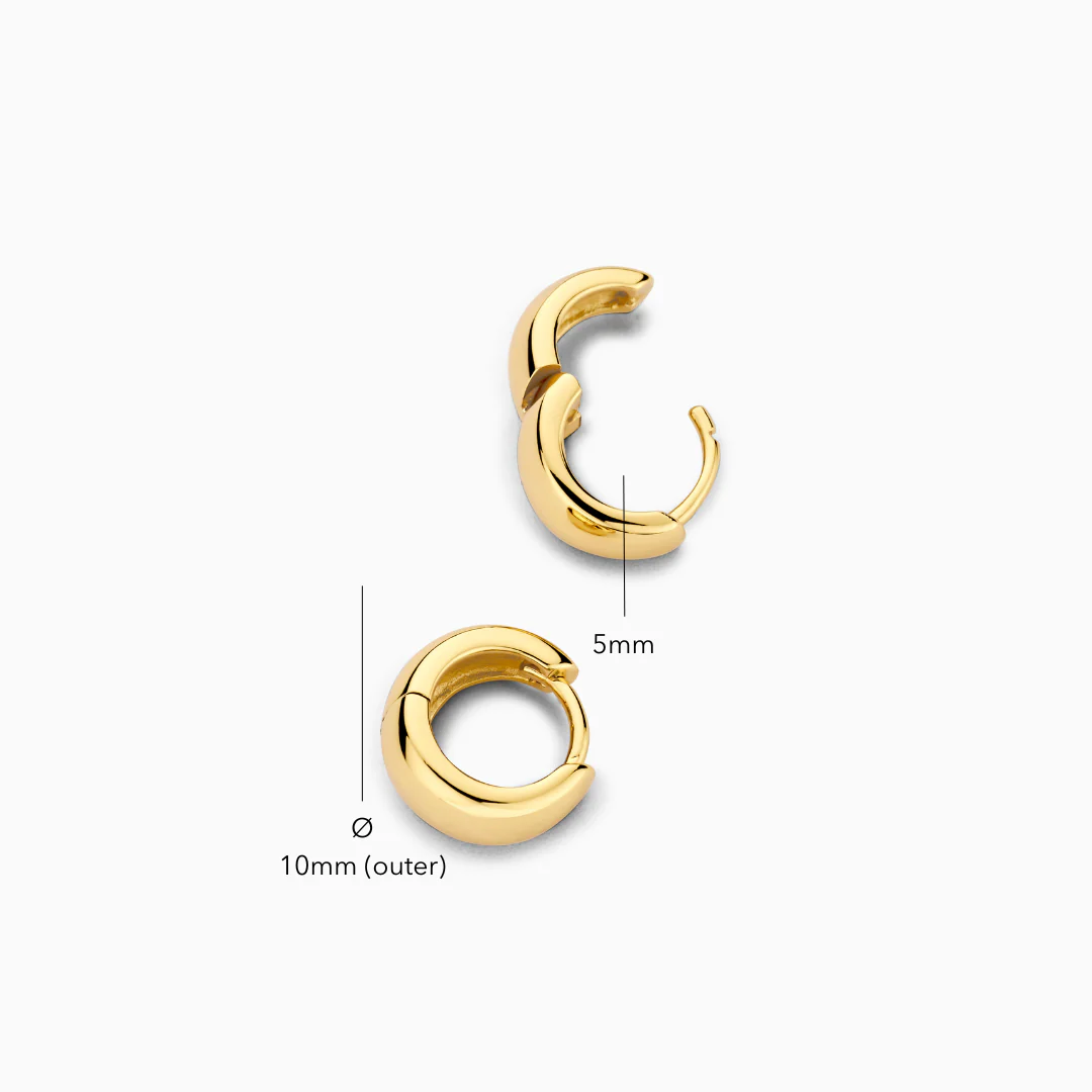 Rue Mini Hoops | Gold 18k - Image 4