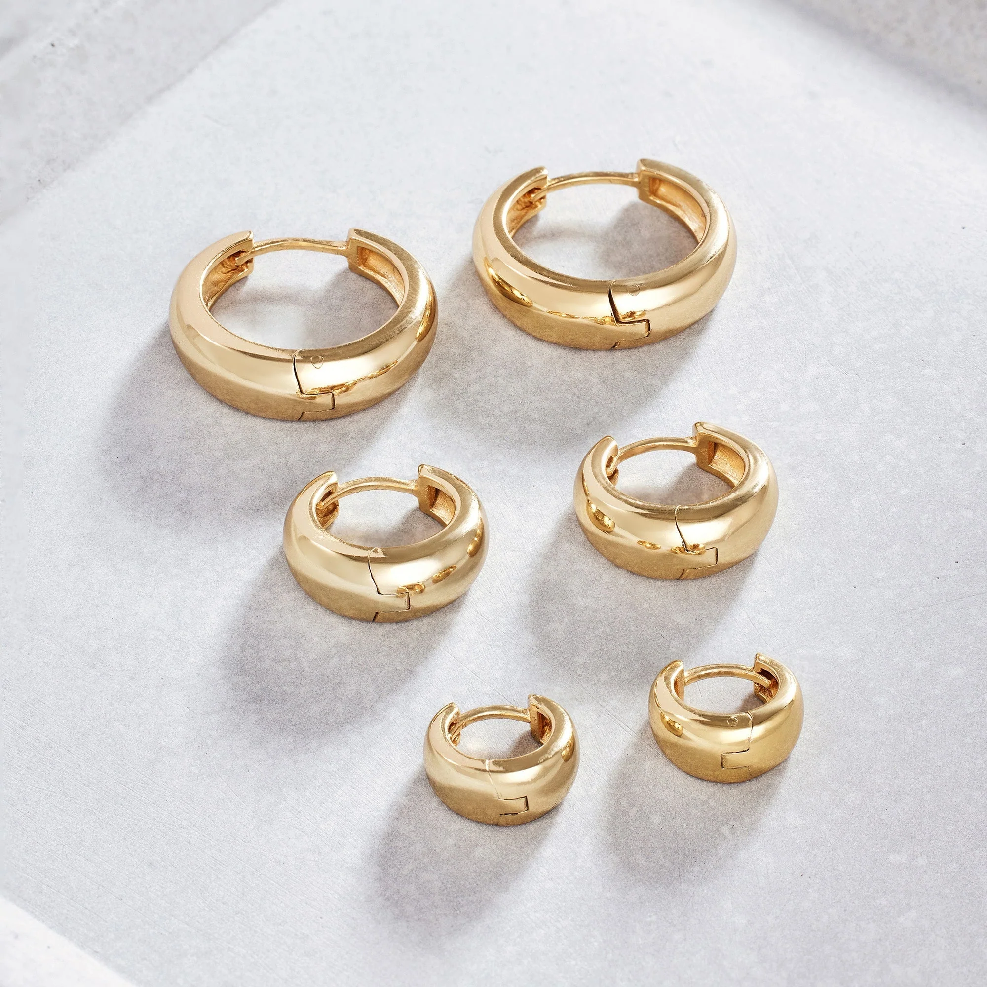 Rue Statement Hoops | Gold 18k - Image 3