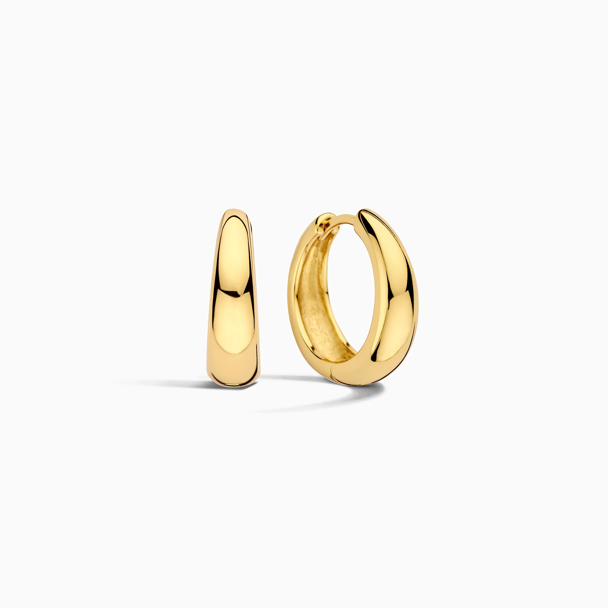 Rue Statement Hoops | White Gold 18k - Image 2