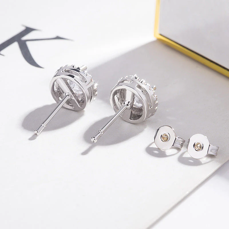 Solea Spark Earrings | White gold 18k - Image 2