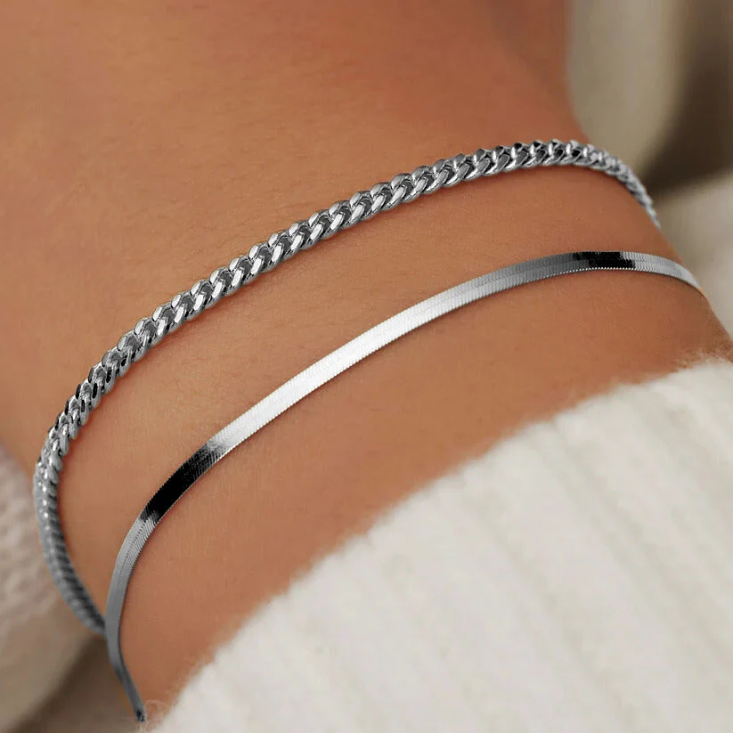 Soleil Serpent Bracelet | White Gold 14k - Image 4