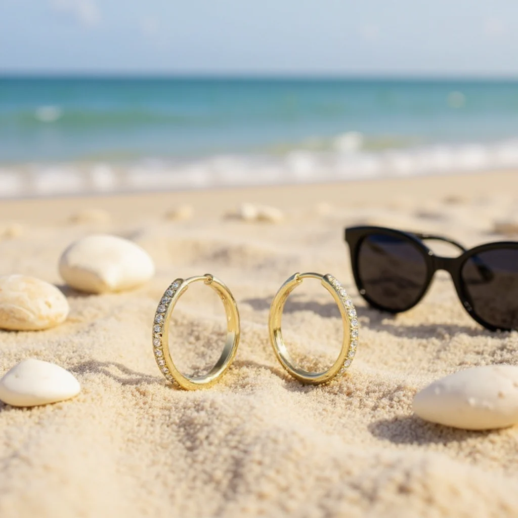 Sorel Pave Earrings | Gold 14k - Image 6